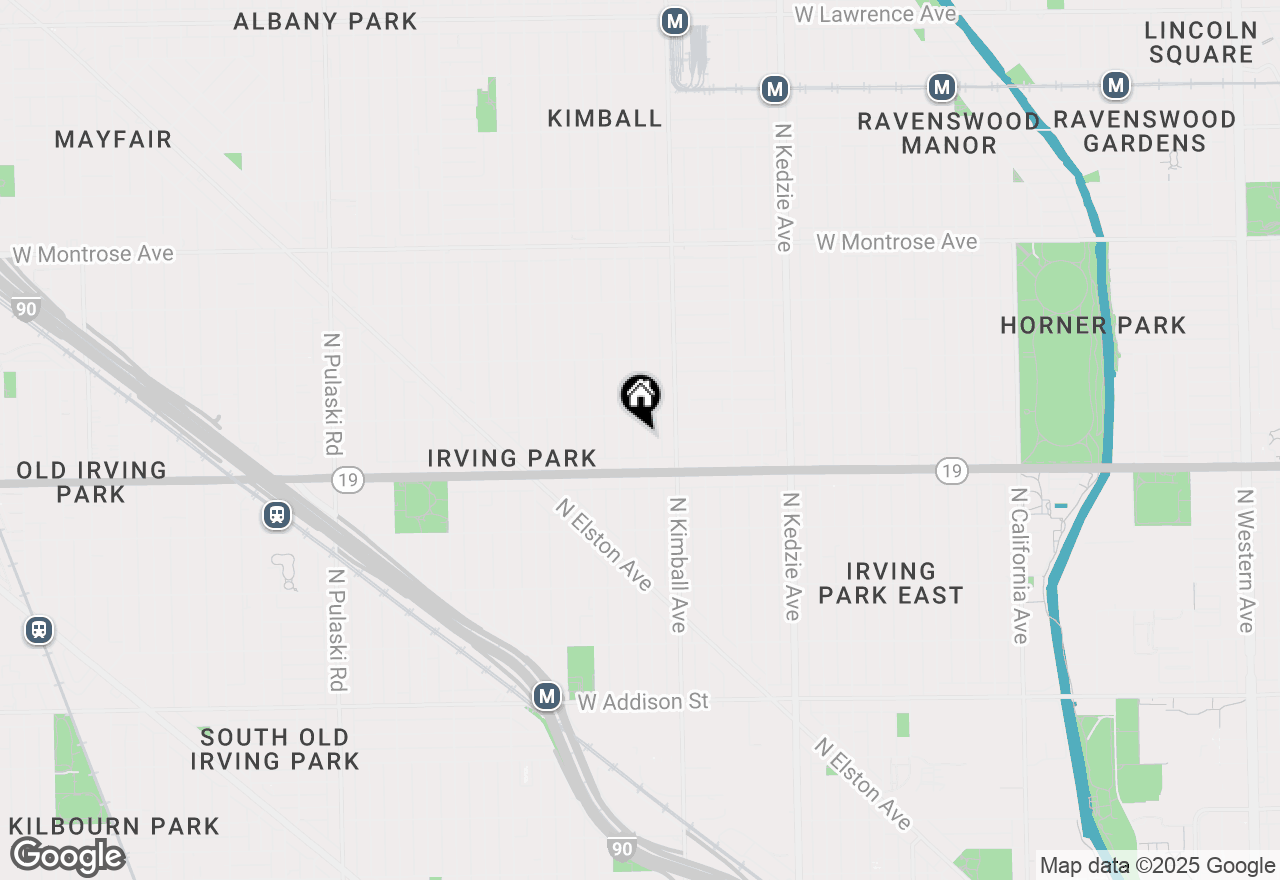 Map of 4034 N Bernard Street, Chicago, IL 60618