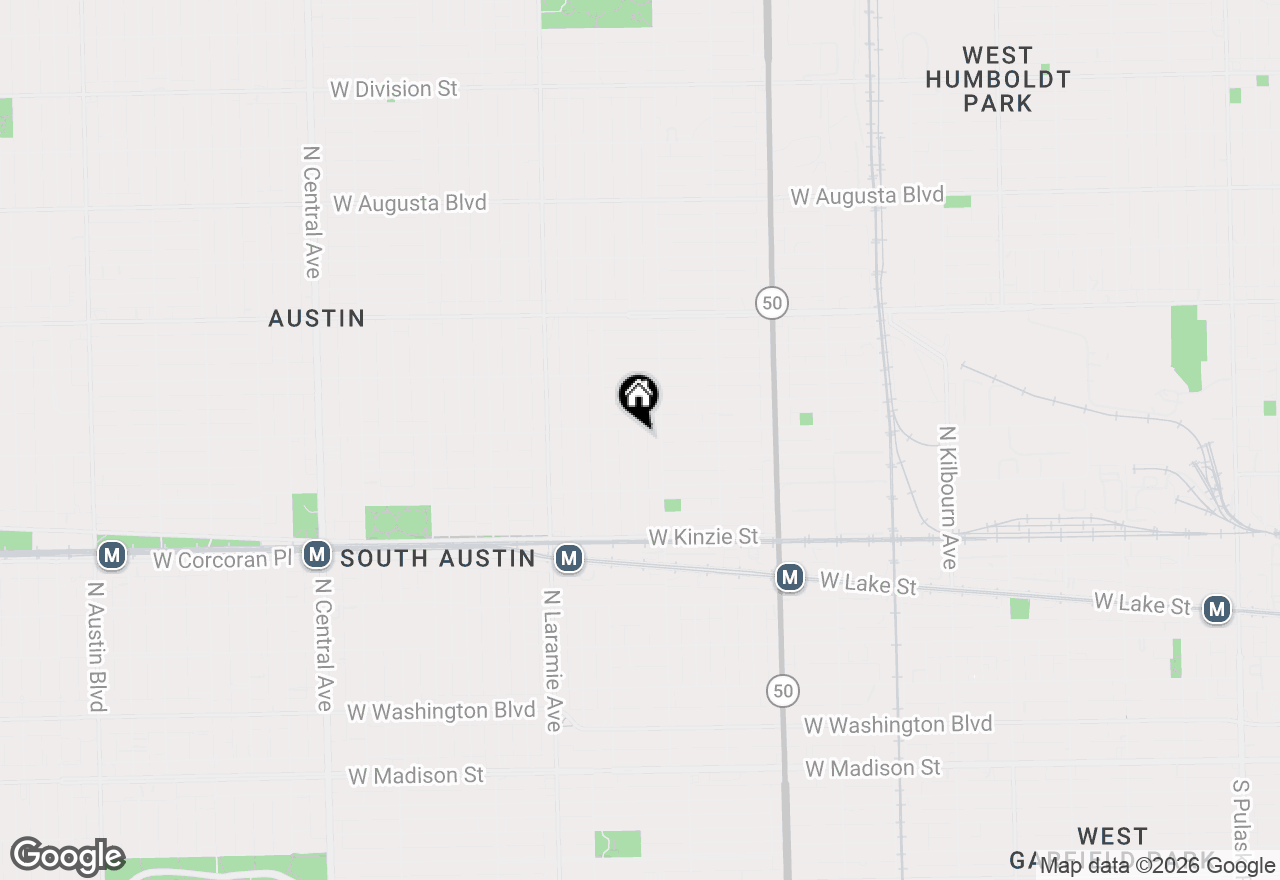 Map of 555 N Lawler Avenue #G, Chicago, IL 60644