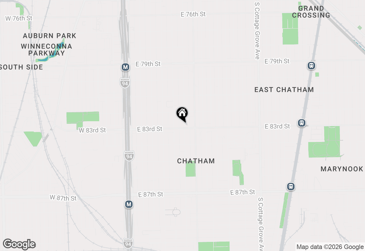 Map of 8252 S Calumet Avenue, Chicago, IL 60619