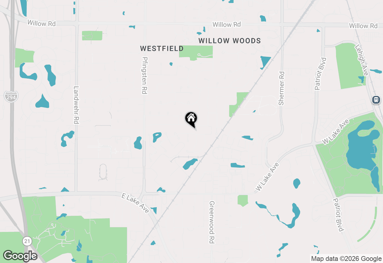 Map of (Address confidential), Glenview, Illinois 60026