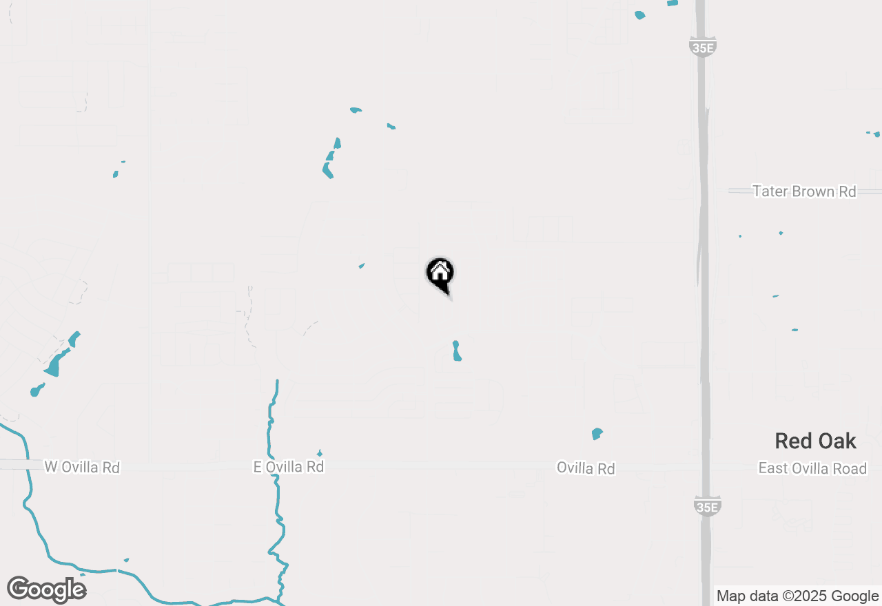 Map of 208 Wisteria Way, Red Oak, TX 75154