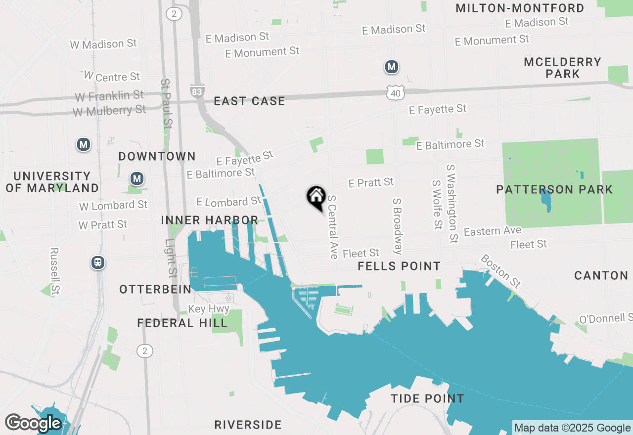 Map of 1002 Fawn Street, Baltimore, MD 21202