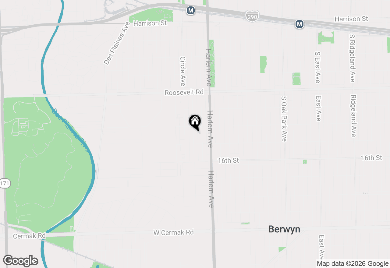 Map of 1420 Marengo Avenue, Forest Park, IL 60130
