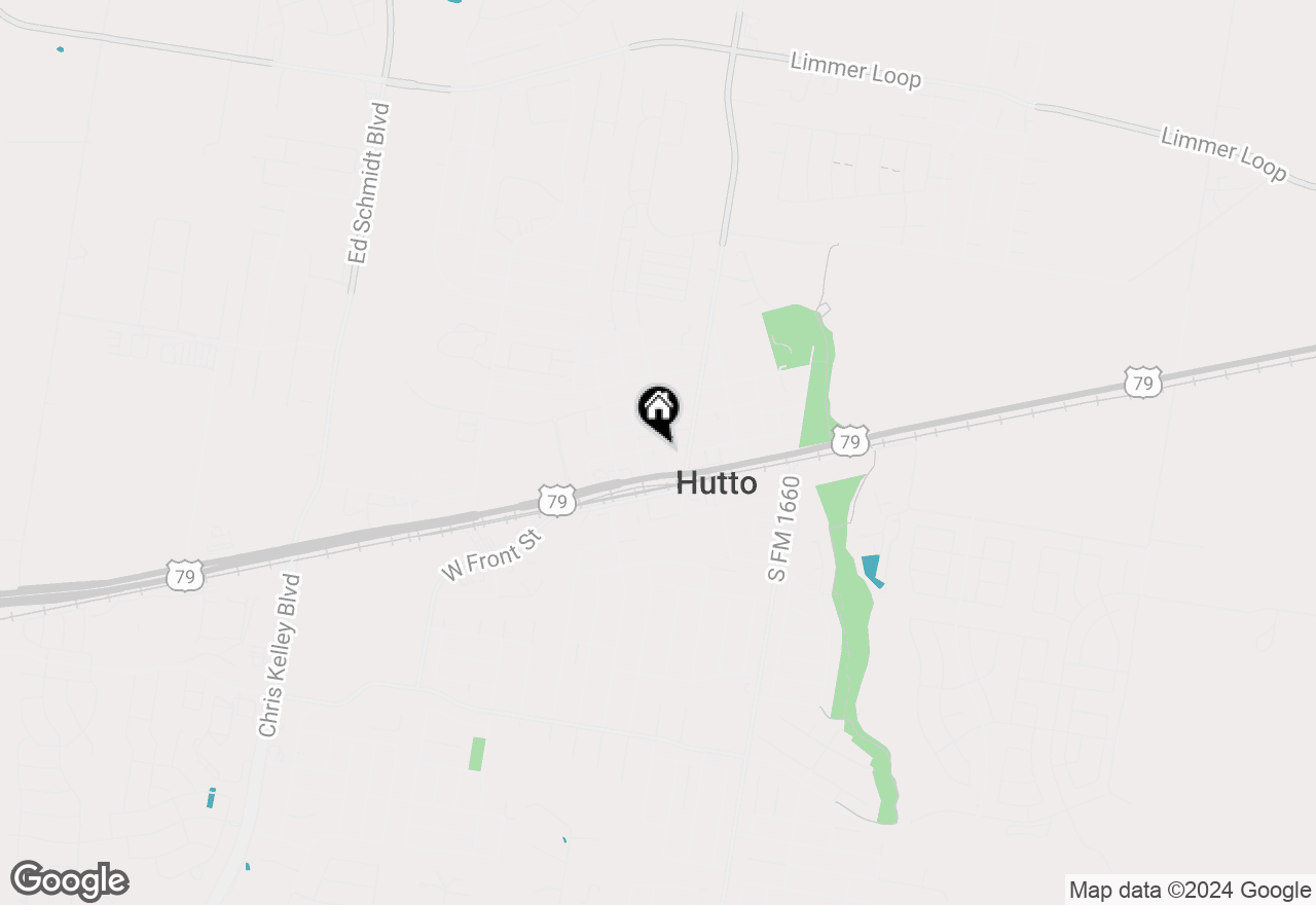 Map of 117 East St, Hutto, TX 78634