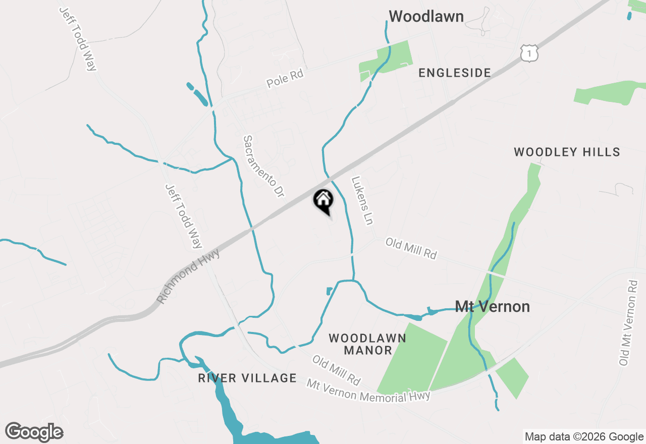 Map of 8808 Black Alder Drive, Alexandria, VA 22309