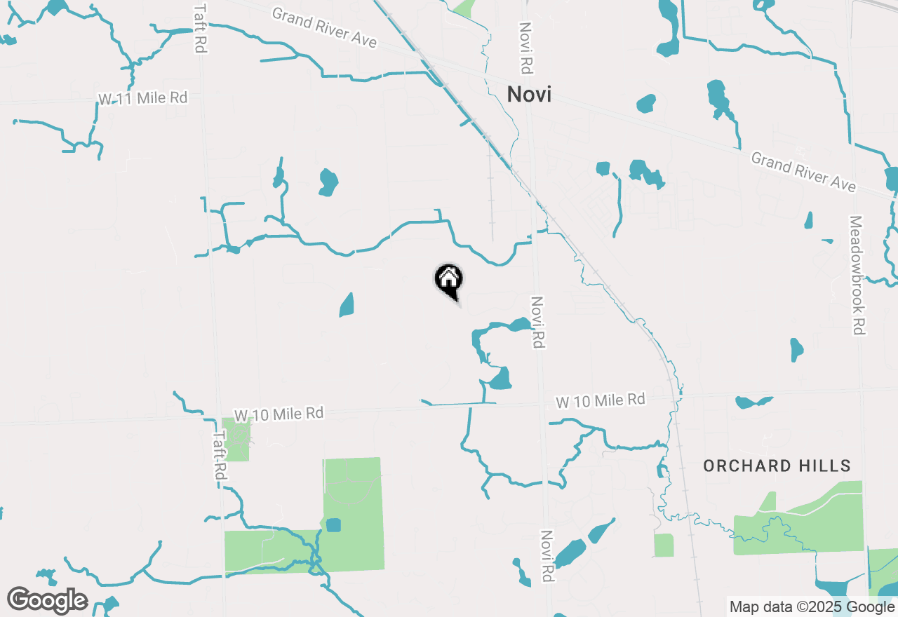 Map of 24516 Cavendish Avenue E, Novi, MI 48375
