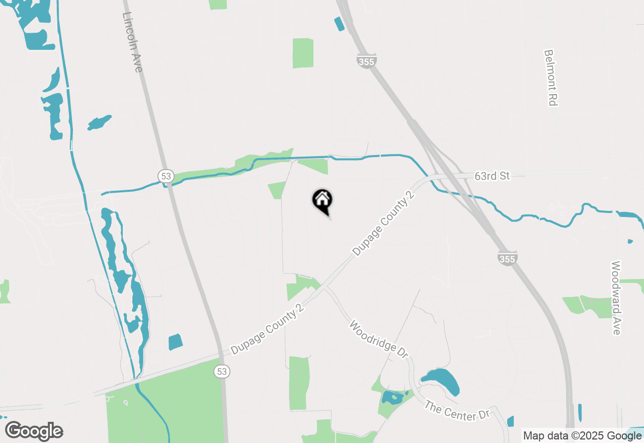 Map of 6433 Taylor Drive, Woodridge, IL 60517