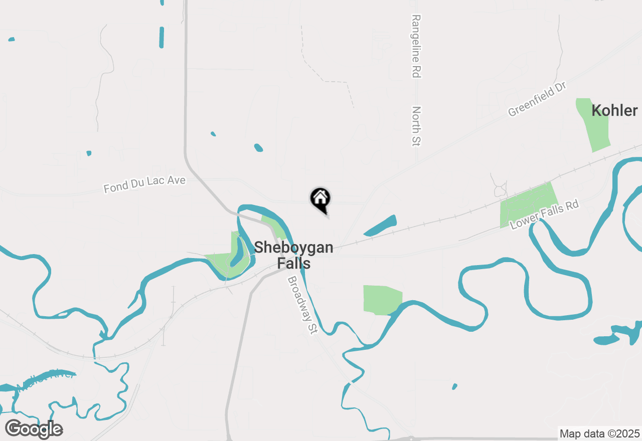 Map of 505 Washington St, Sheboygan Falls, WI 53085