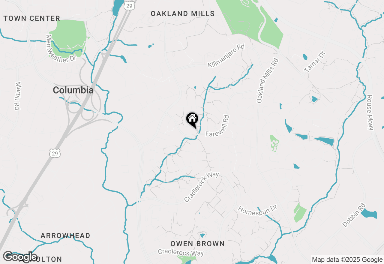 Map of 9550 Woodblock Row, Columbia, MD 21045