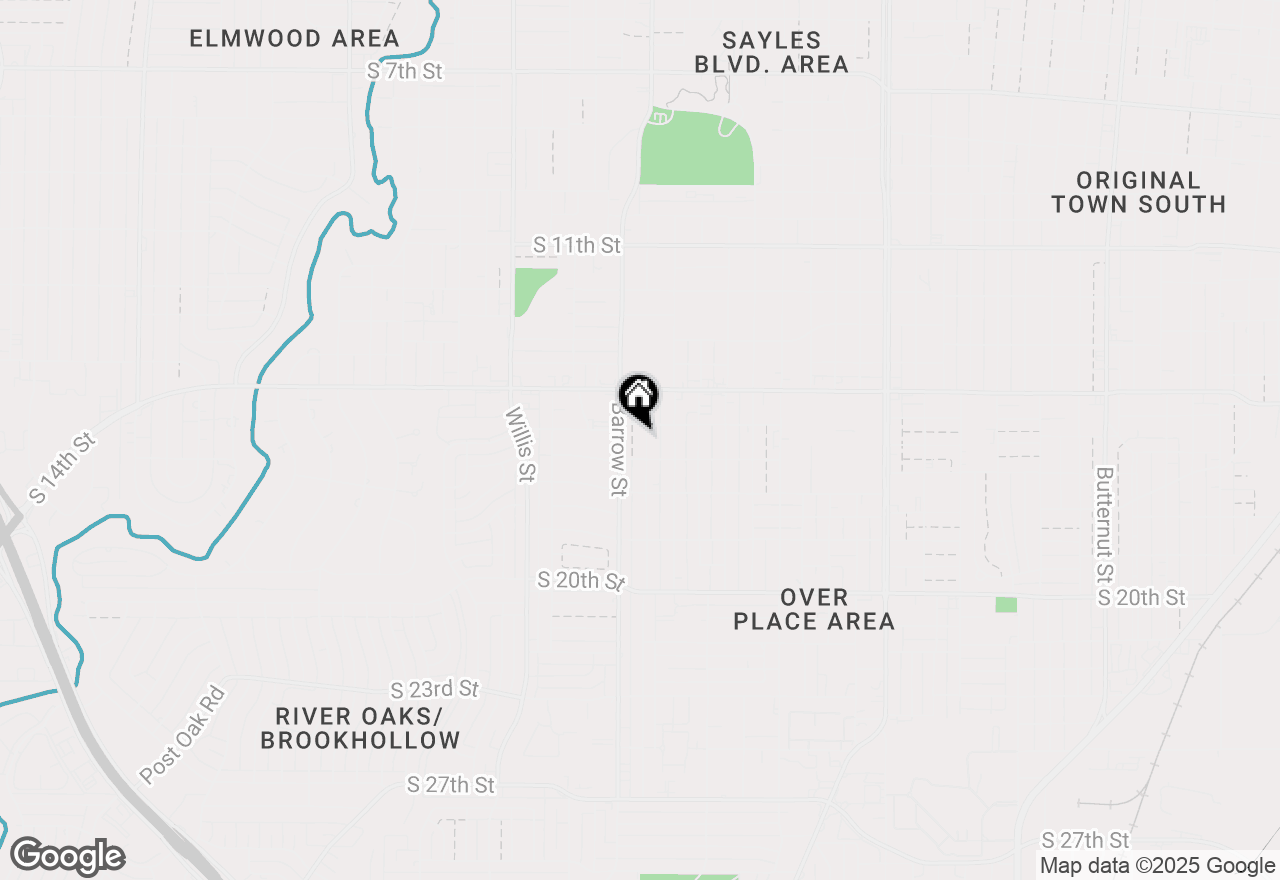 Map of 1526 Woodard Street, Abilene, TX 79605