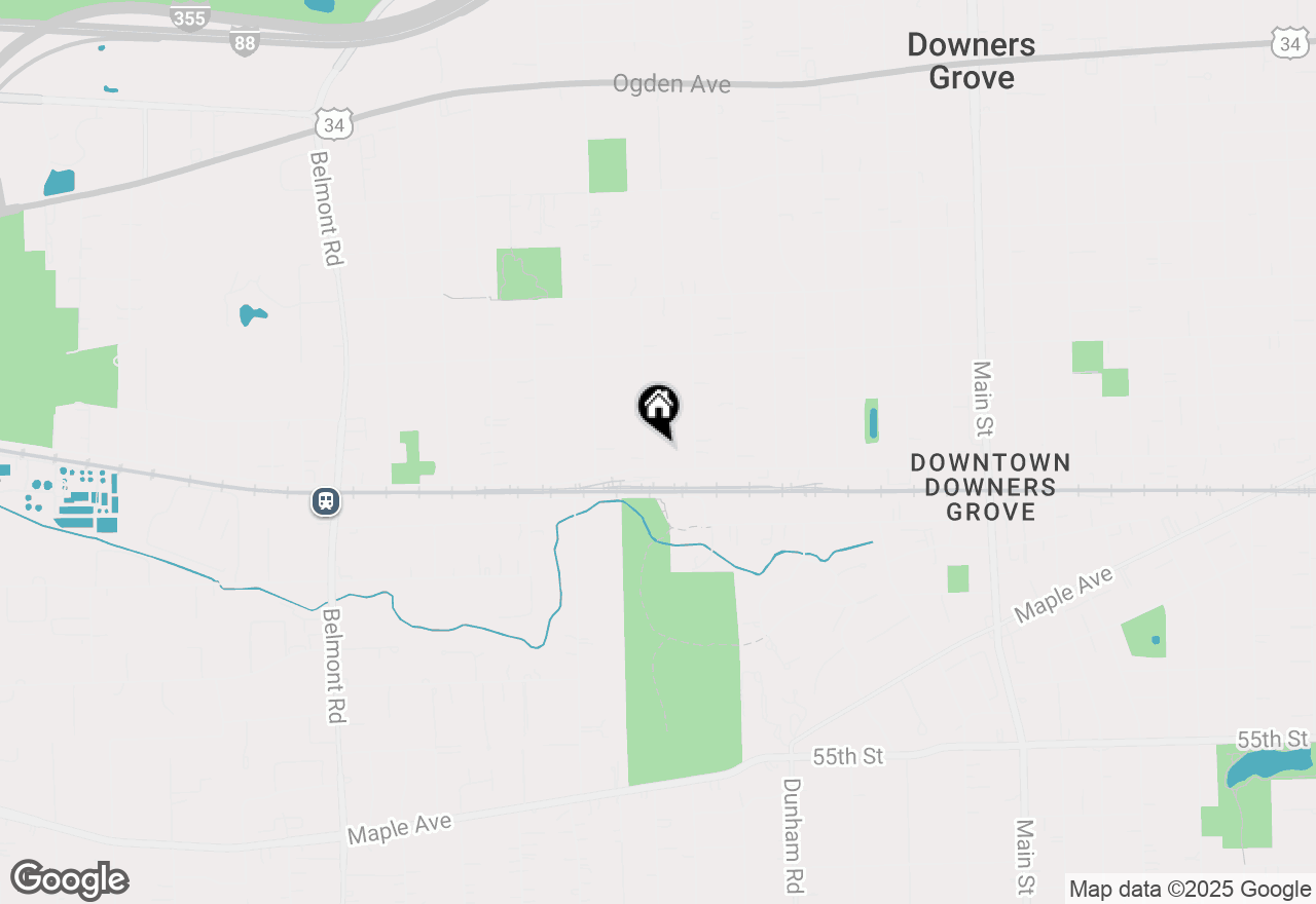 Map of 4931 Northcott Avenue, Downers Grove, IL 60515