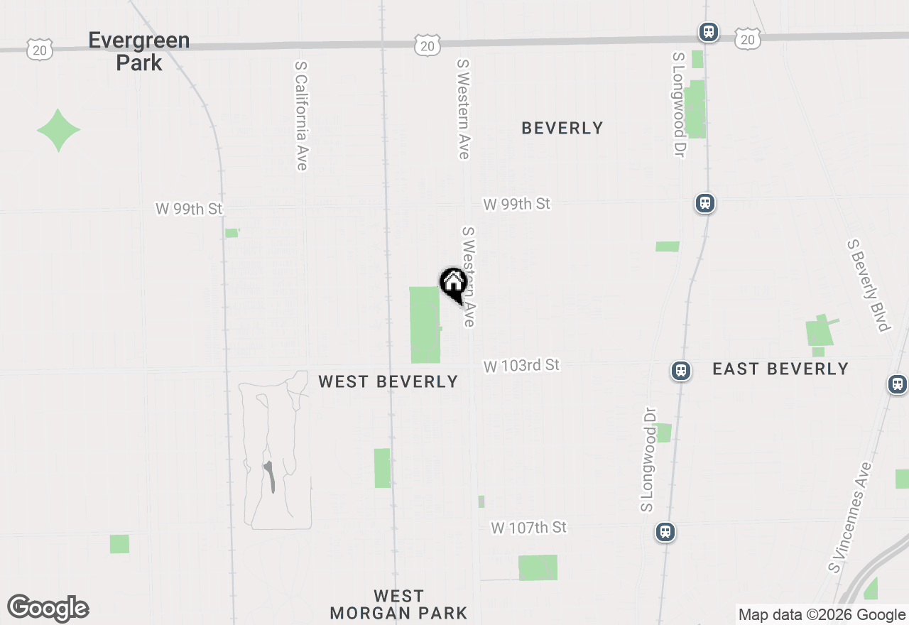 Map of 10141 S Artesian Avenue, Chicago, IL 60655