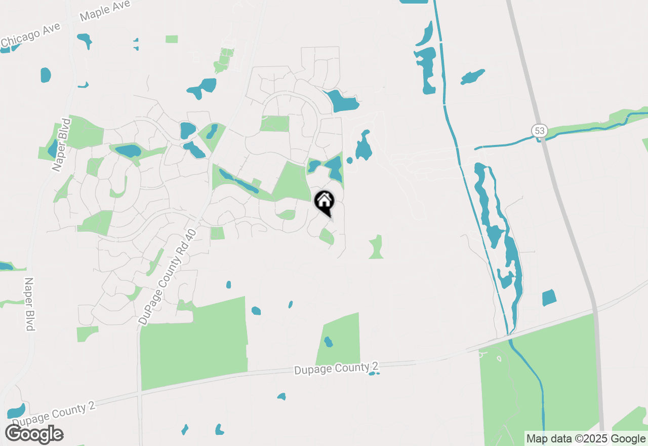 Map of 6551 Shagbark Court, Lisle, IL 60532