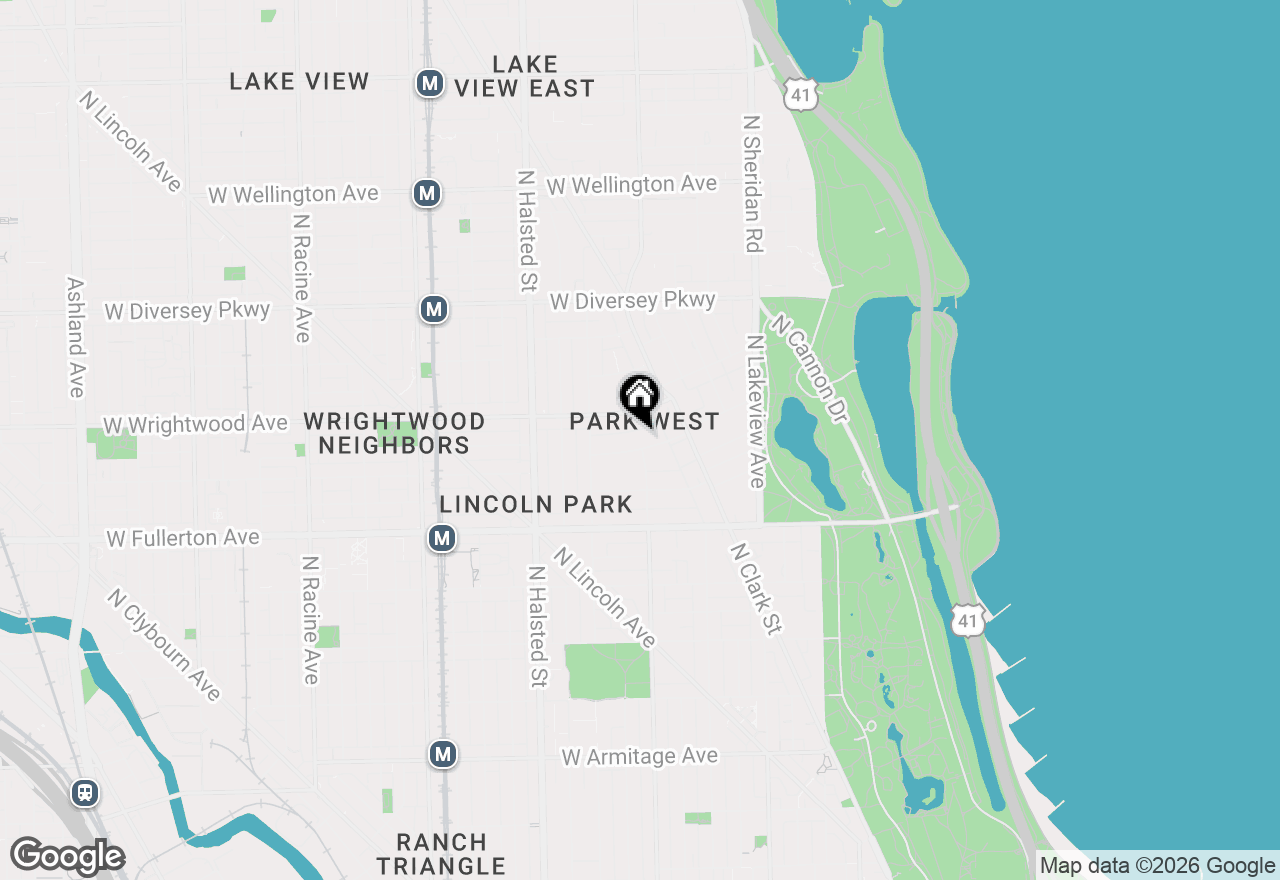 Map of 558 W Deming Place #2, Chicago, IL 60614