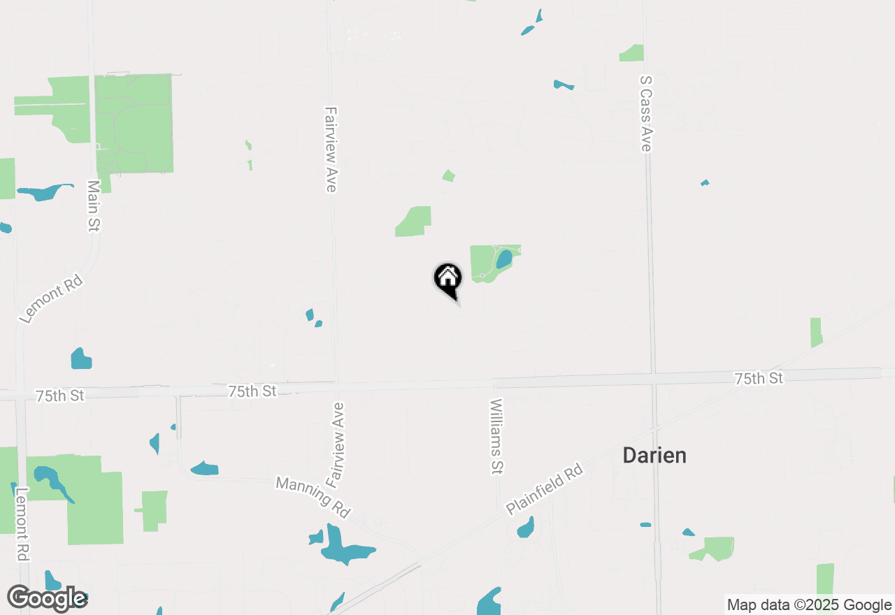 Map of 1642 73rd Street, Darien, IL 60561