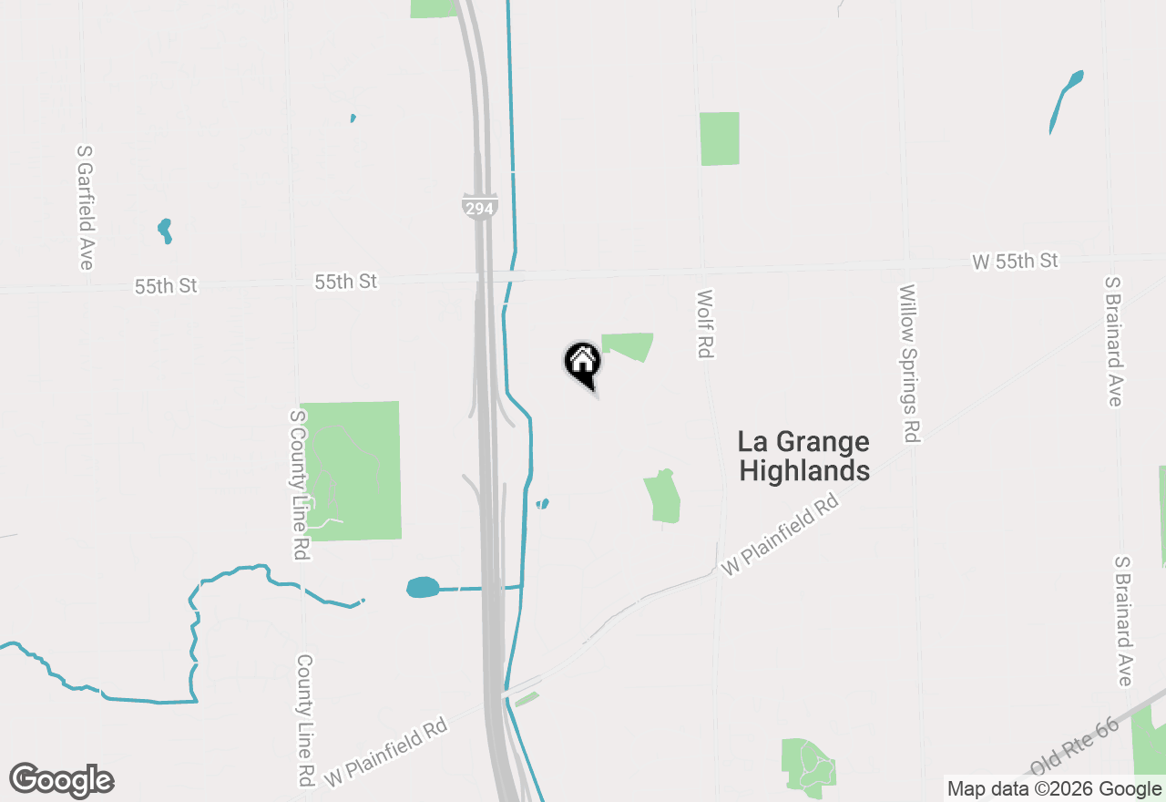 Map of 5720 Woodland Drive, Western Springs, IL 60558