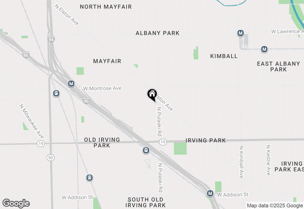 Map of 4243 N Keystone Avenue #2S, Chicago, IL 60641