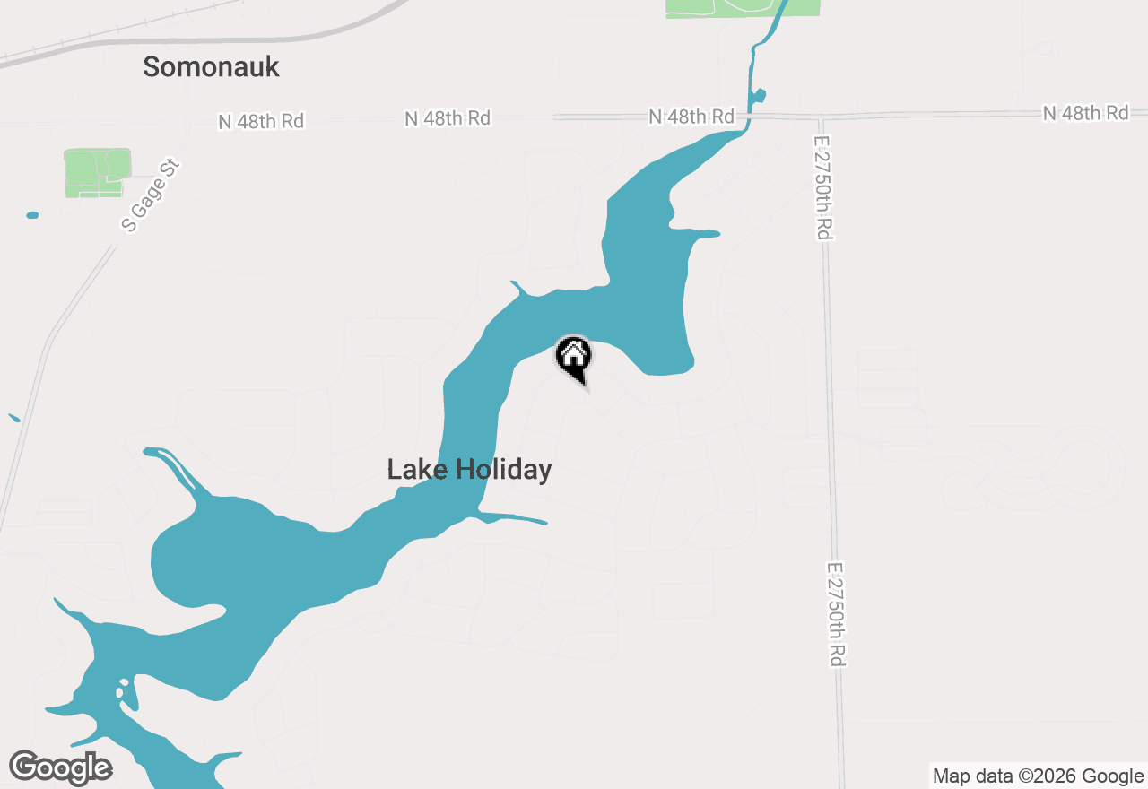 Map of 1691 Hilda Drive, Lake Holiday, IL 60548