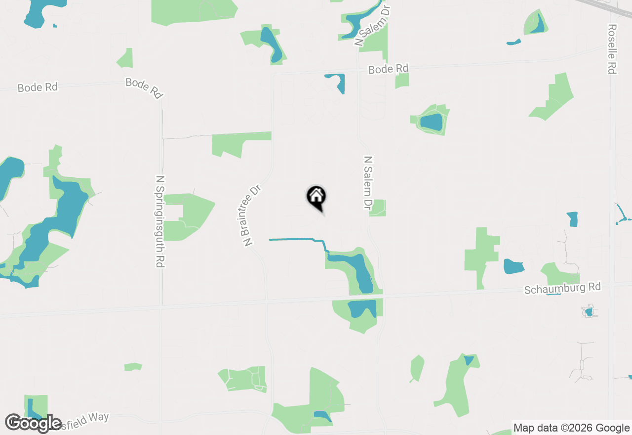 Map of 236 Whidah Court #236, Schaumburg, IL 60194