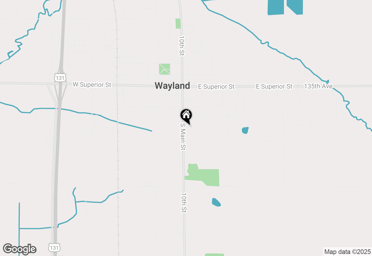 Map of 621 S Main Street, Wayland, MI 49348