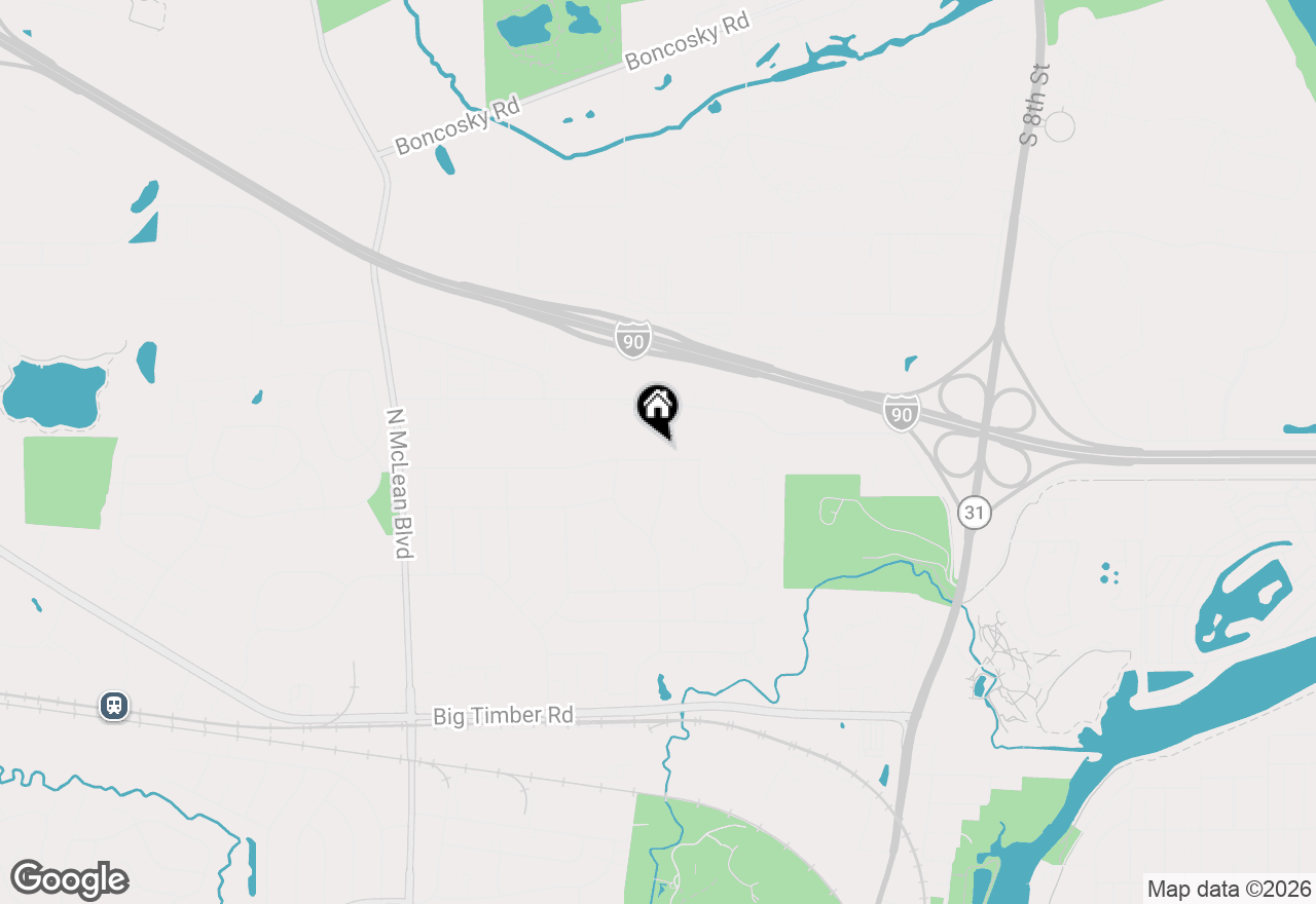 Map of (Address confidential), Elgin, Illinois 60123