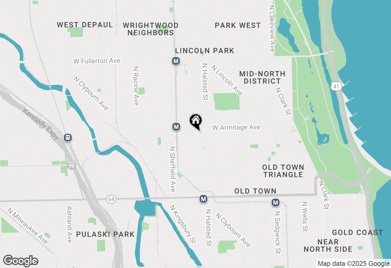 Map of 1954 N Dayton Street, Chicago, IL 60614