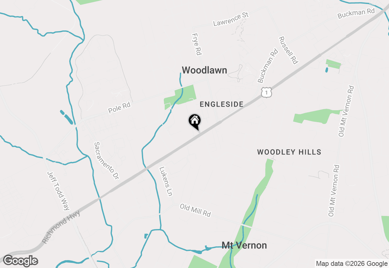 Map of 8547 Towne Manor Court, Alexandria, VA 22309