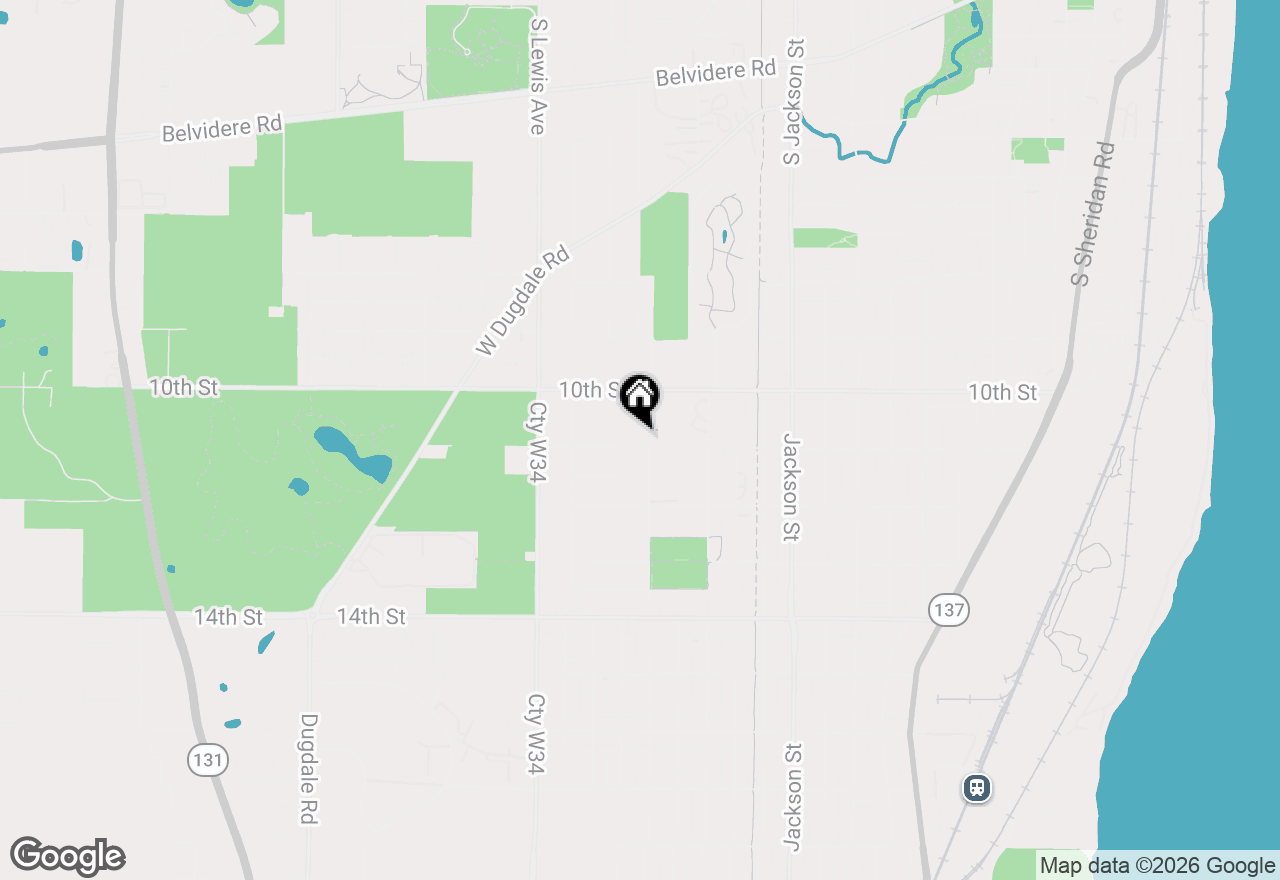 Map of 1608 11th Street, Waukegan, IL 60085