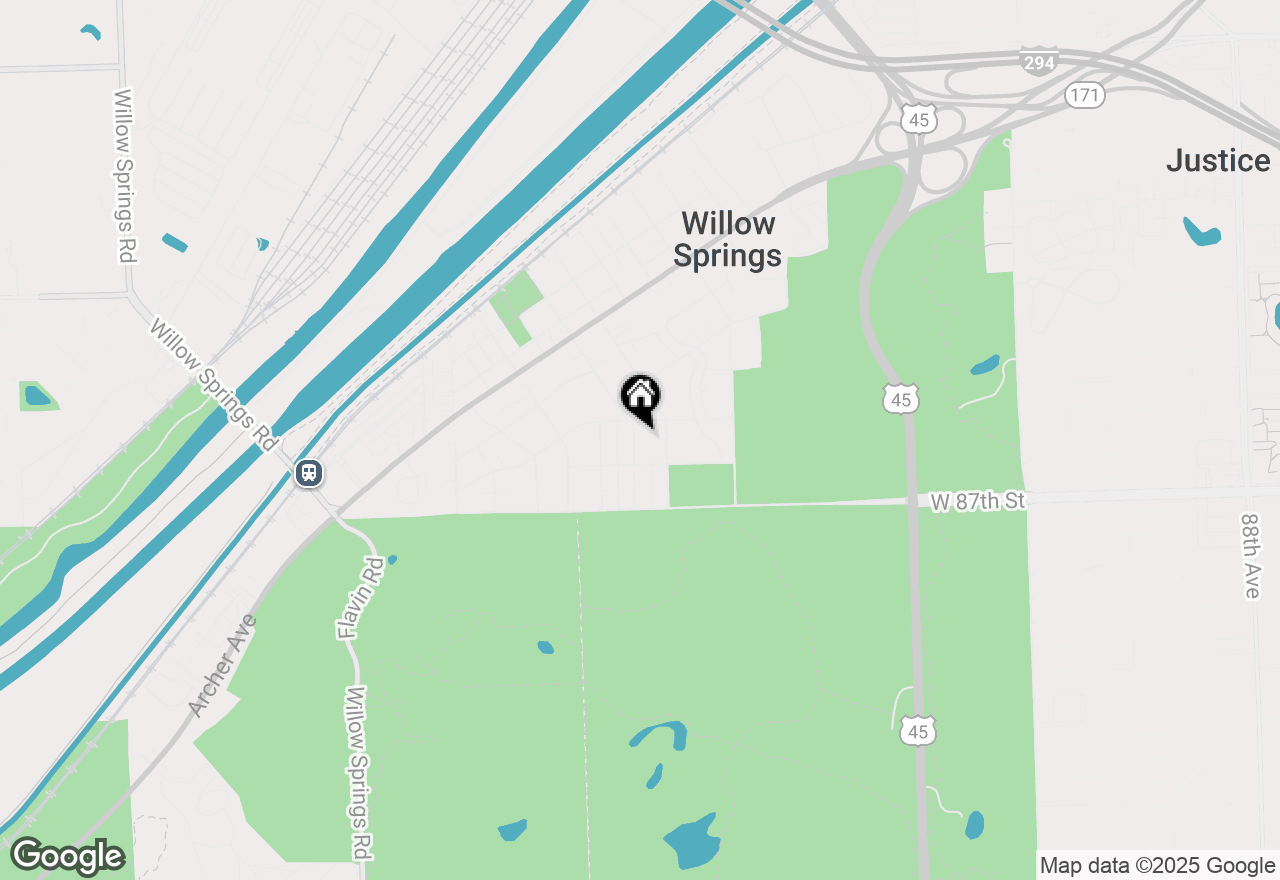 Map of 506 S Charleton Street, Willow Springs, IL 60480