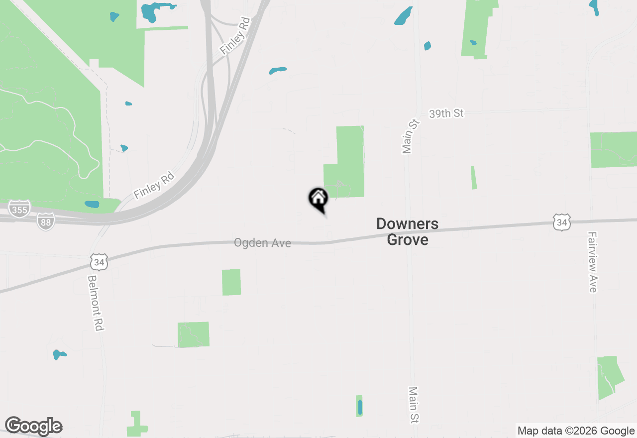 Map of 4214 Venard Road, Downers Grove, IL 60515