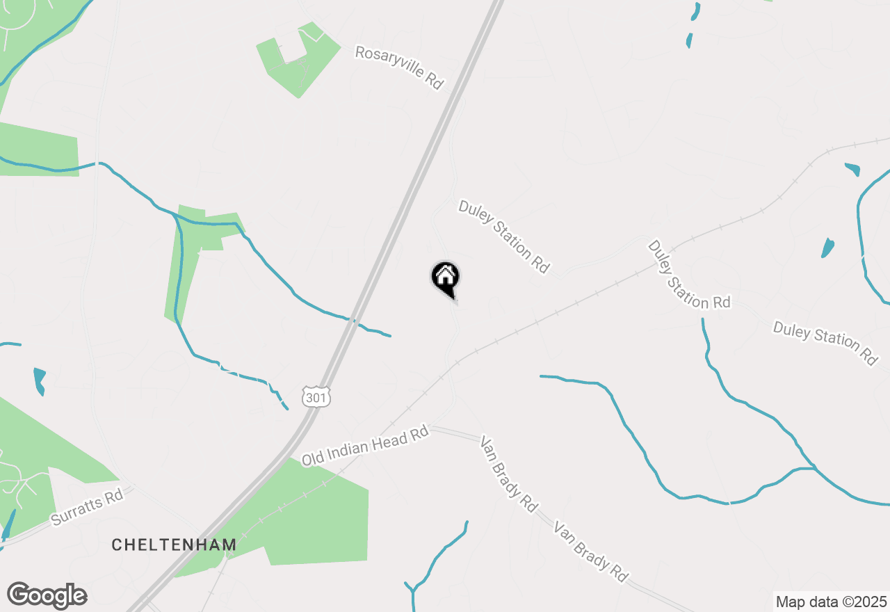 Map of 10411 Old Indian Head Road, Upper Marlboro, MD 20772