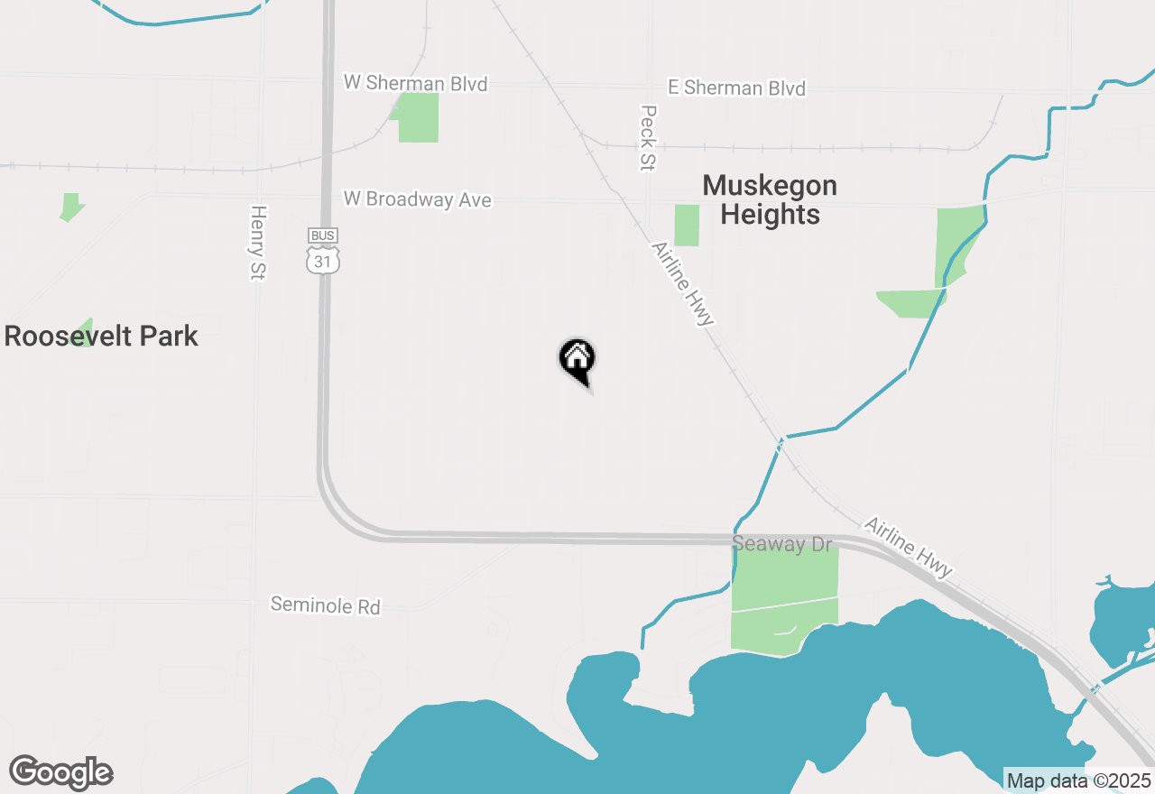 Map of 3217 Glendale Street, Muskegon, MI 49444