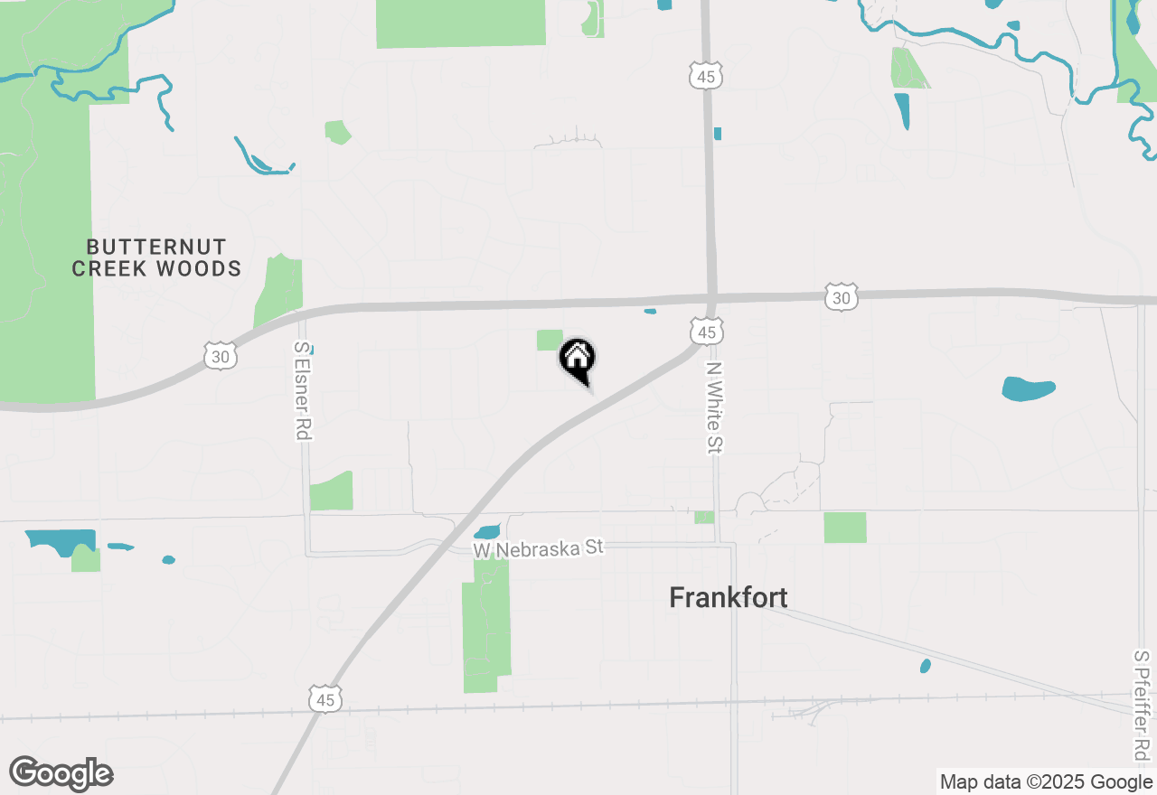 Map of 246 Franklin Avenue, Frankfort, IL 60423