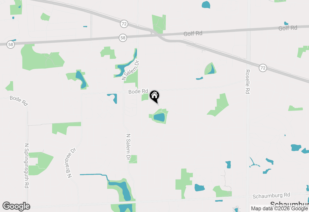Map of 670 Lakeview Lane, Hoffman Estates, IL 60169