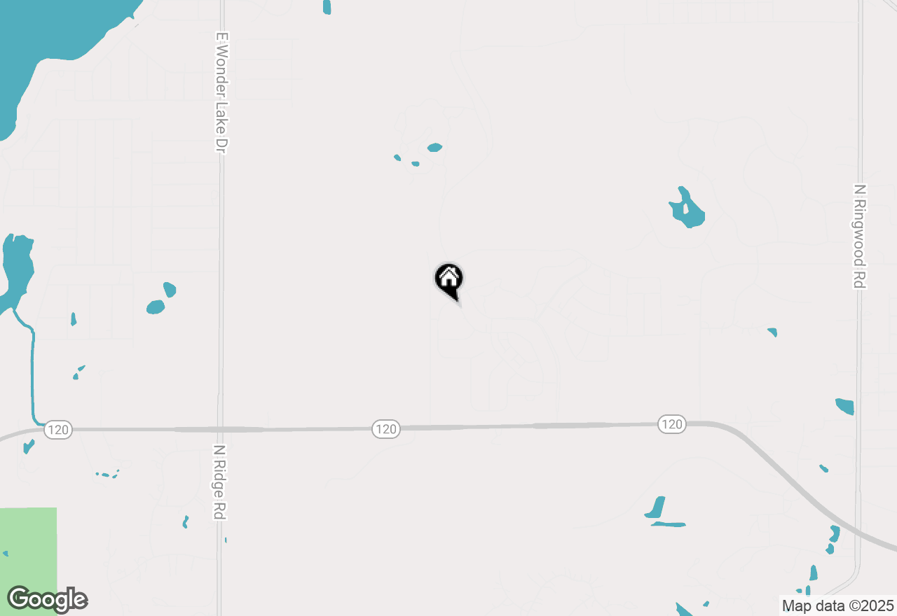 Map of (Address confidential), Wonder Lake, Illinois 60097
