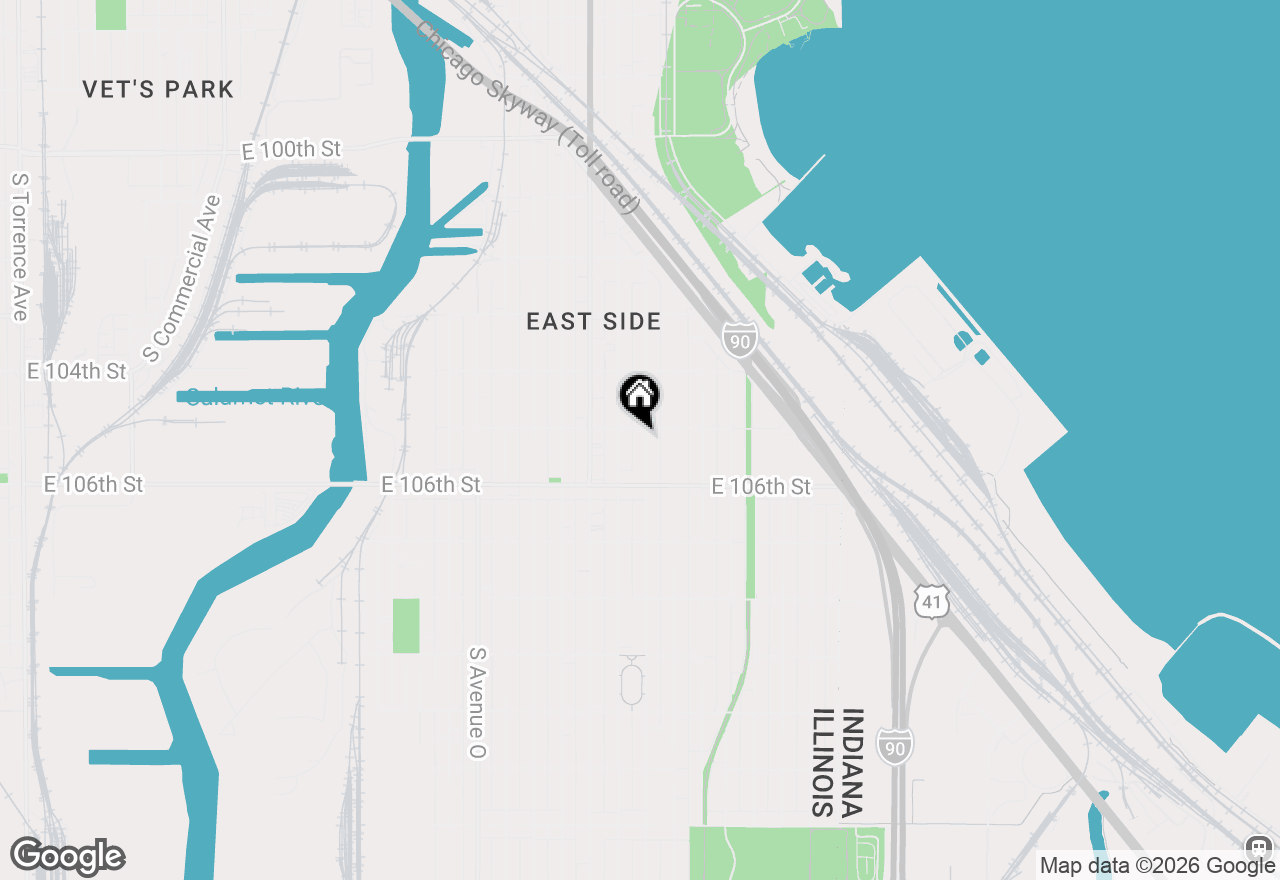 Map of 10508 S Avenue M, Chicago, IL 60617