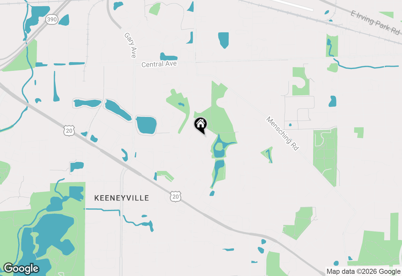 Map of 425 Norman Lane, Roselle, IL 60172