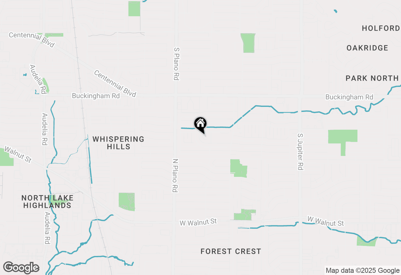 Map of 4236 Tynes Circle, Garland, TX 75042