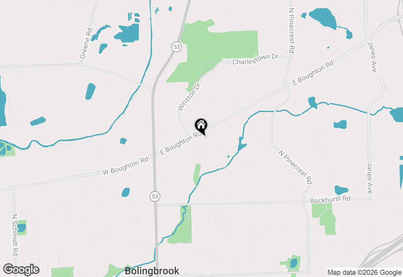 Map of 459 Davinci Circle, Bolingbrook, IL 60440