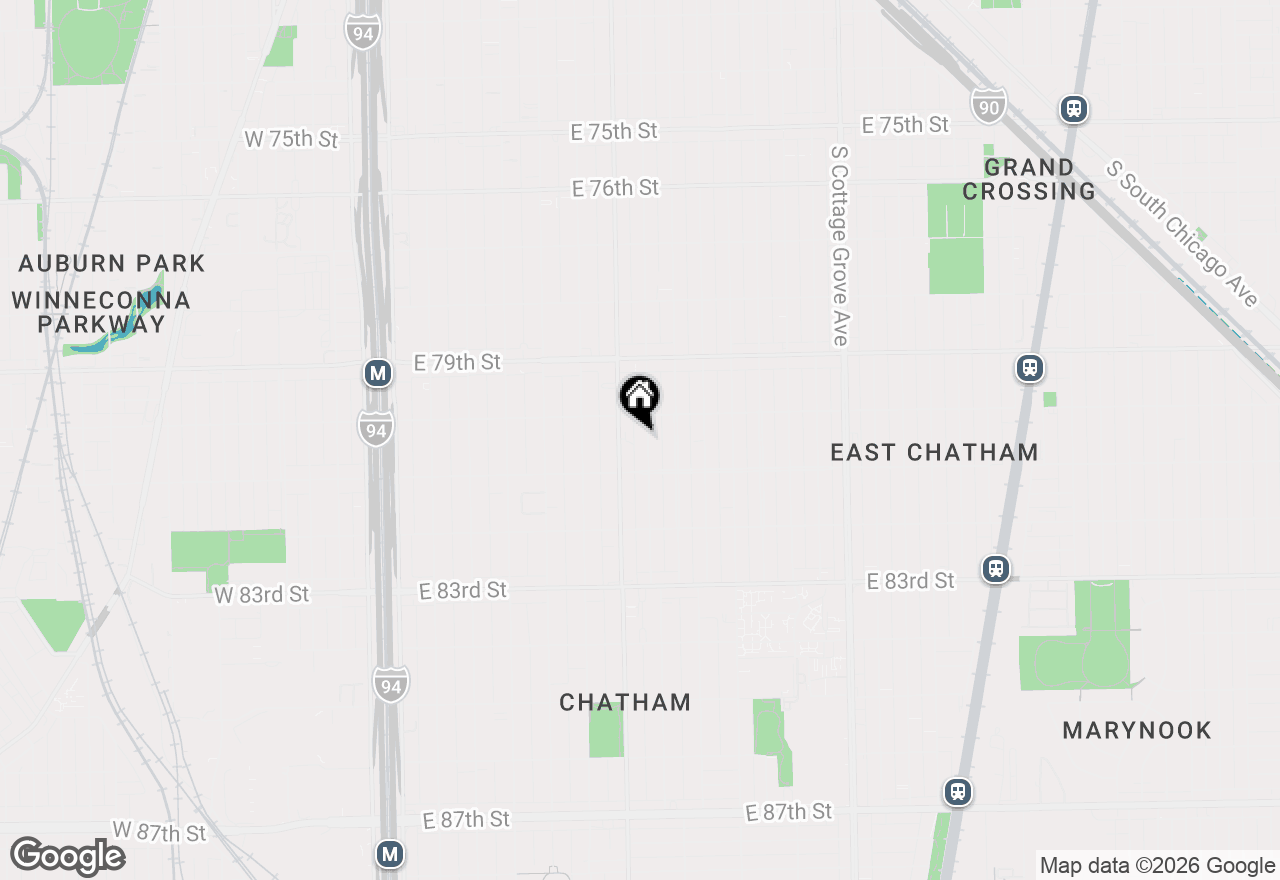 Map of 8024 S Vernon Avenue, Chicago, IL 60619