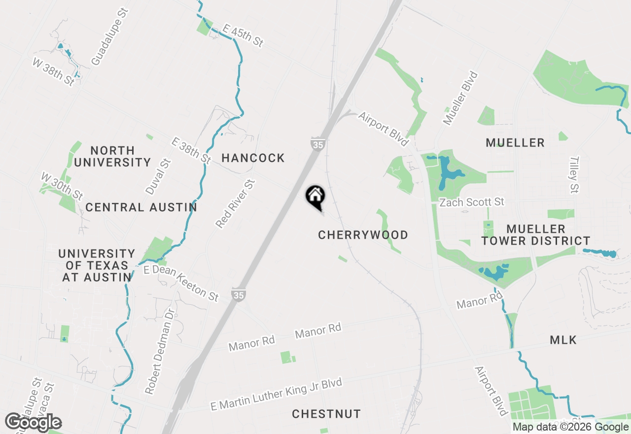 Map of 3702 Werner Ave, Austin, TX 78722