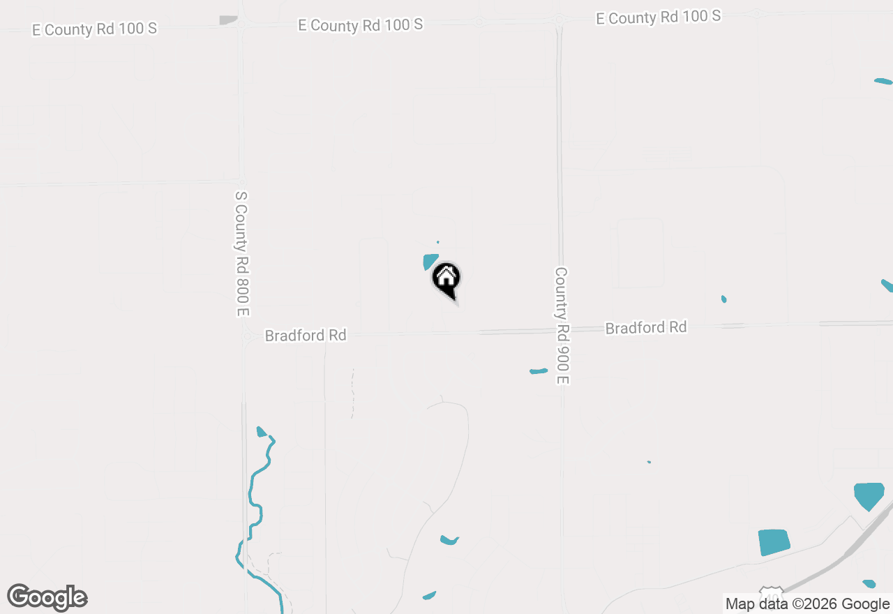 Map of 8640 Thatcher Lane, Avon, IN 46123
