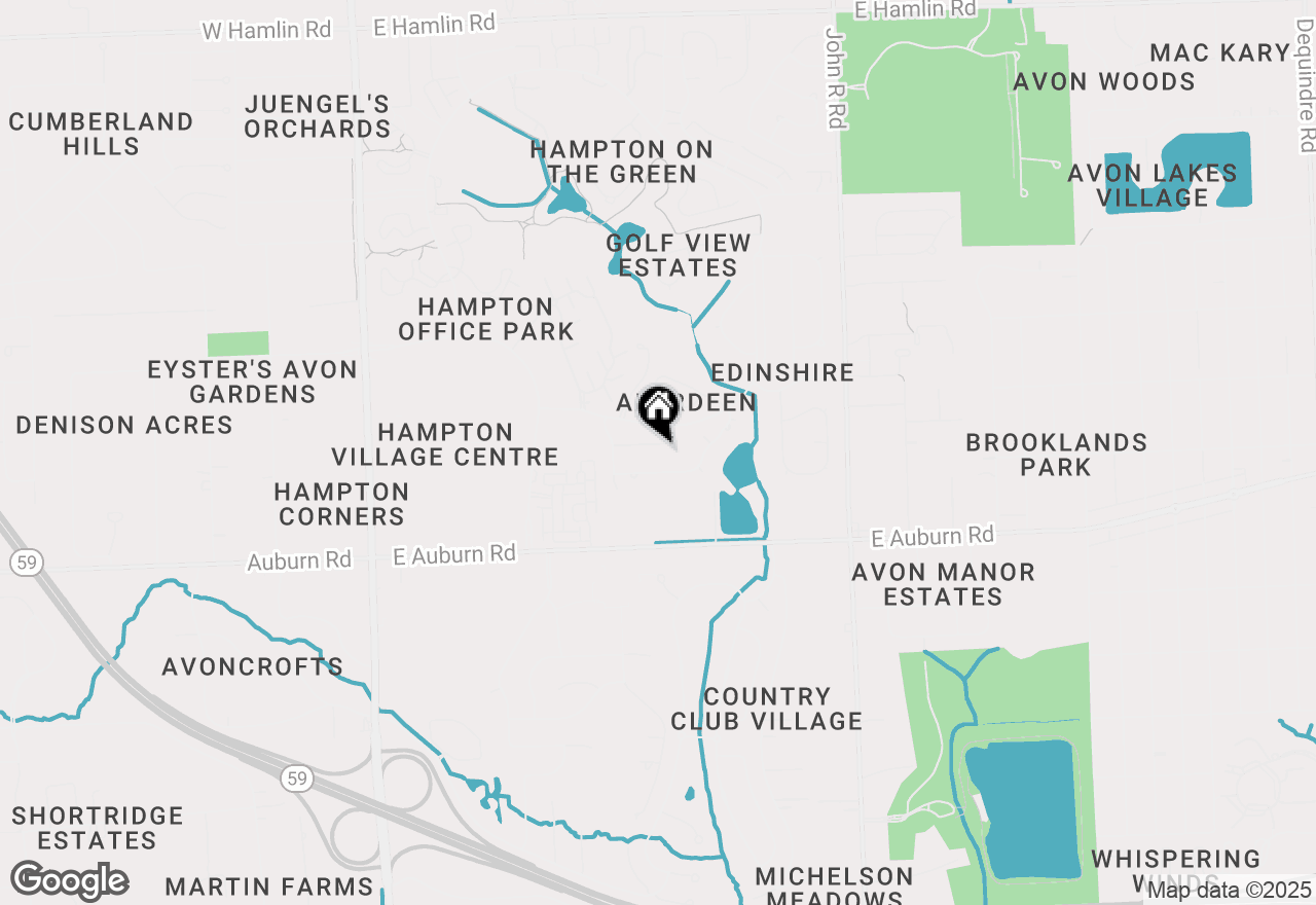 Map of 684 Abbey Court, Rochester Hills, MI 48307