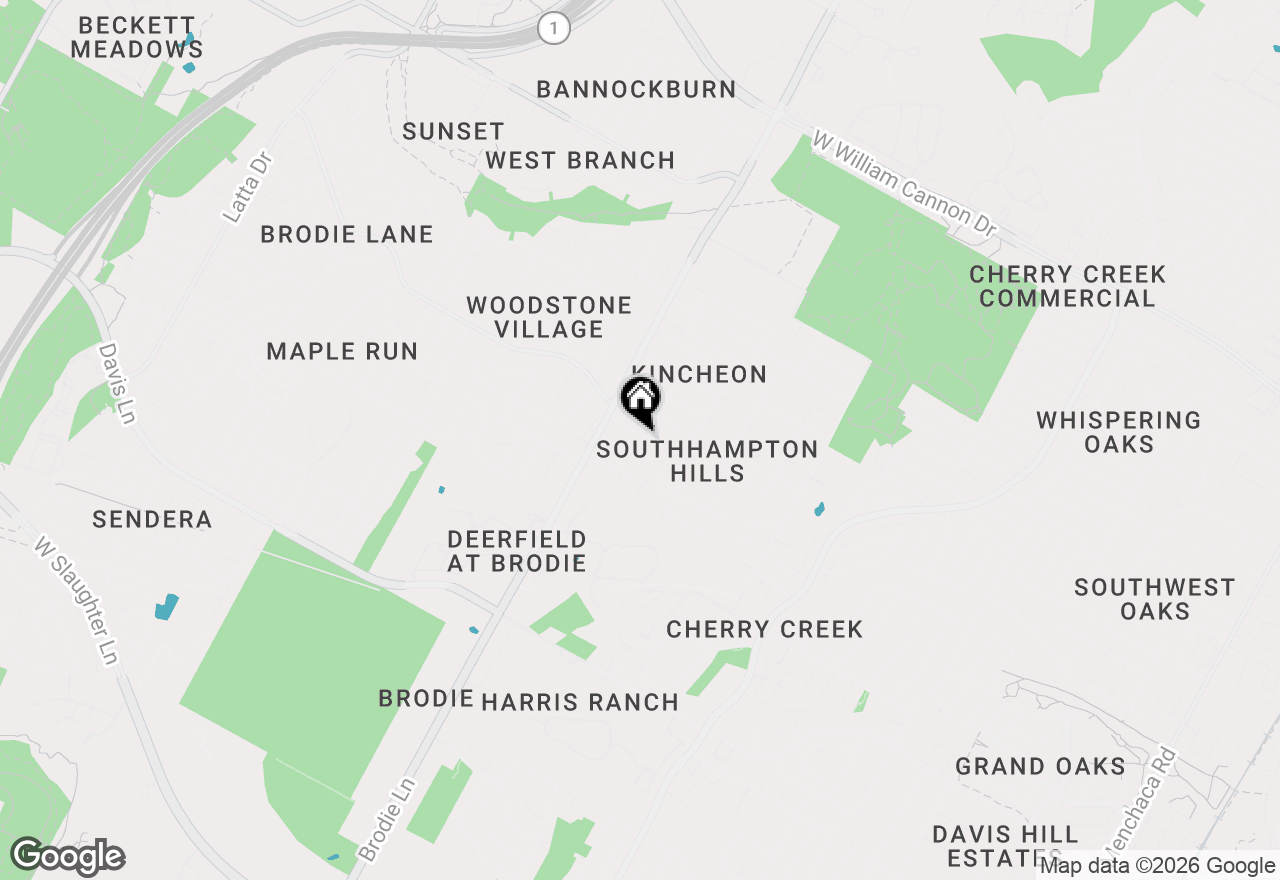Map of 3411 Thomas Kincheon St, Austin, TX 78745