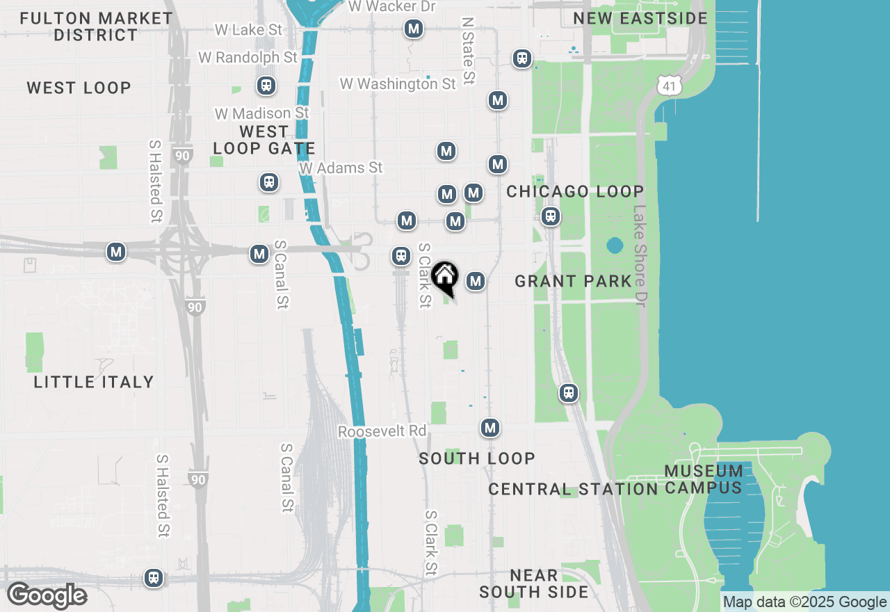 Map of 720 S Dearborn Street #803, Chicago, IL 60605