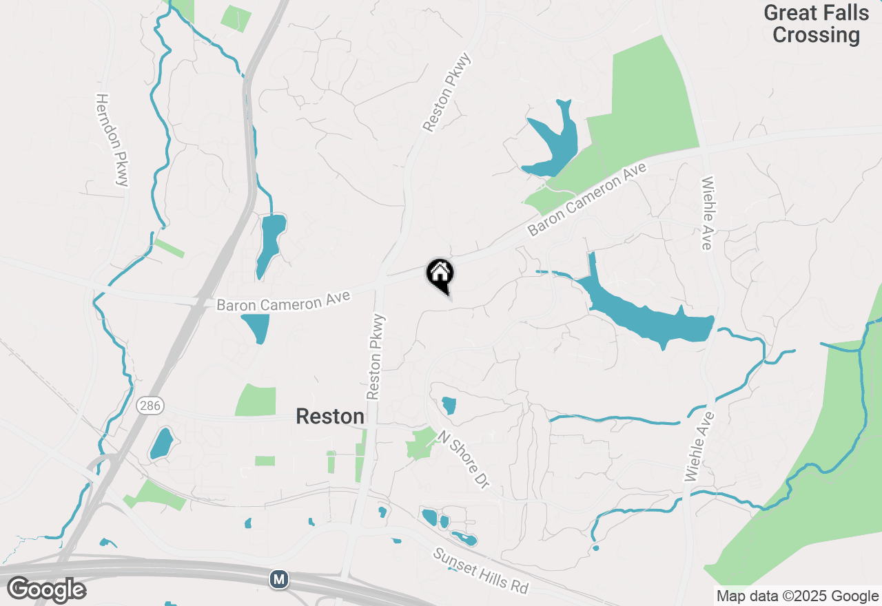 Map of  1703 Wainwright Drive, Reston, VA 20190