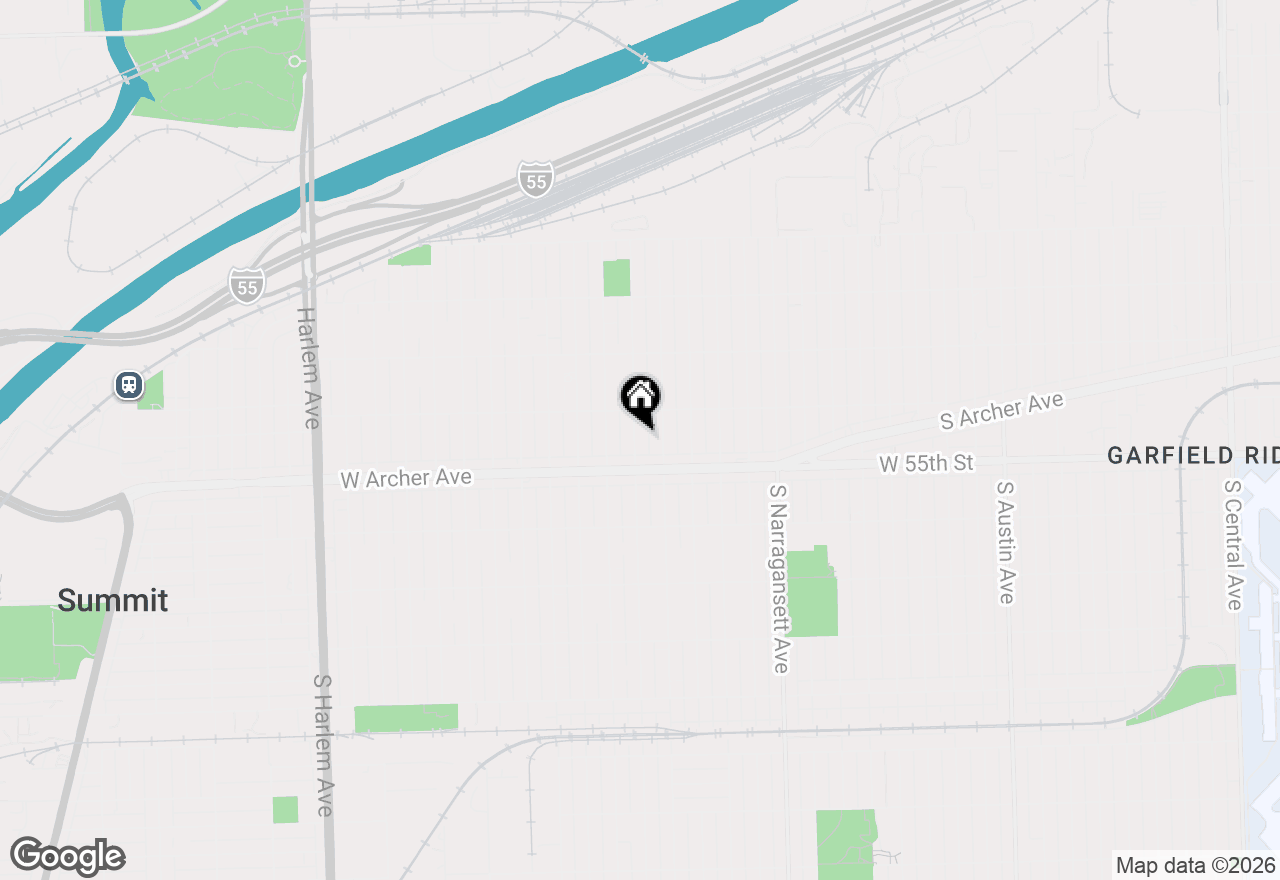 Map of 5431 S Natoma Avenue, Chicago, IL 60638