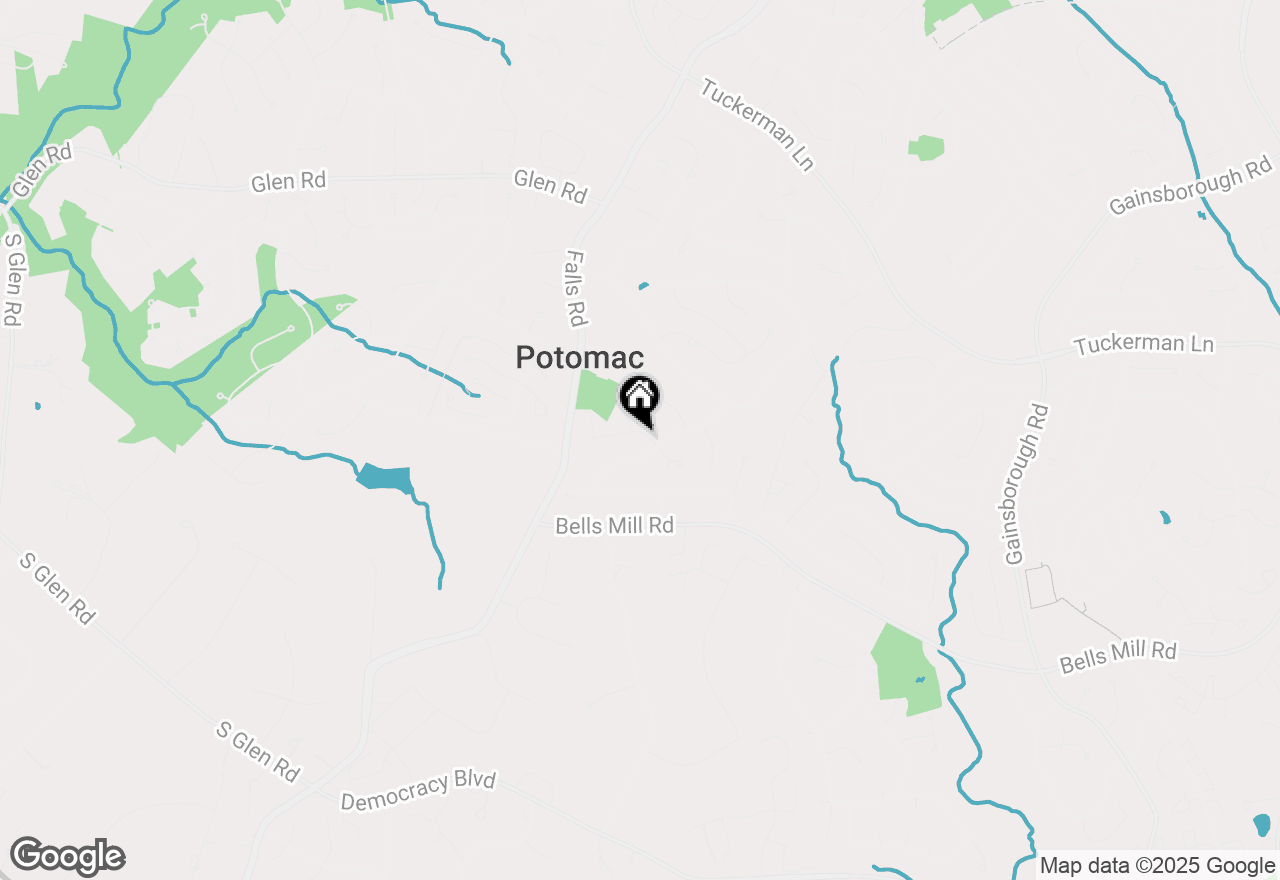 Map of 9304 Sprinklewood Lane, Potomac, MD 20854