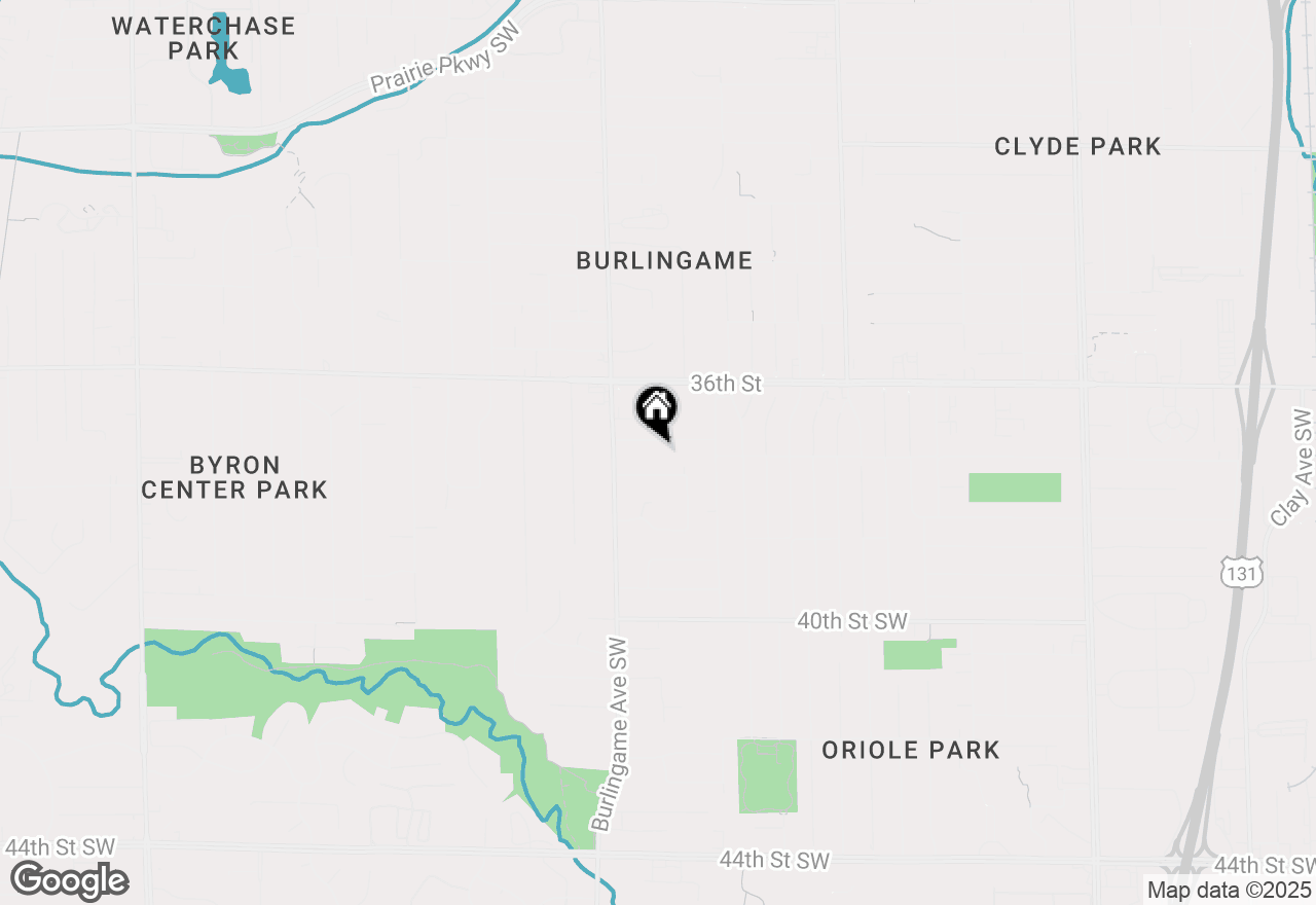 Map of 1516 37th Street Sw, Wyoming, MI 49509