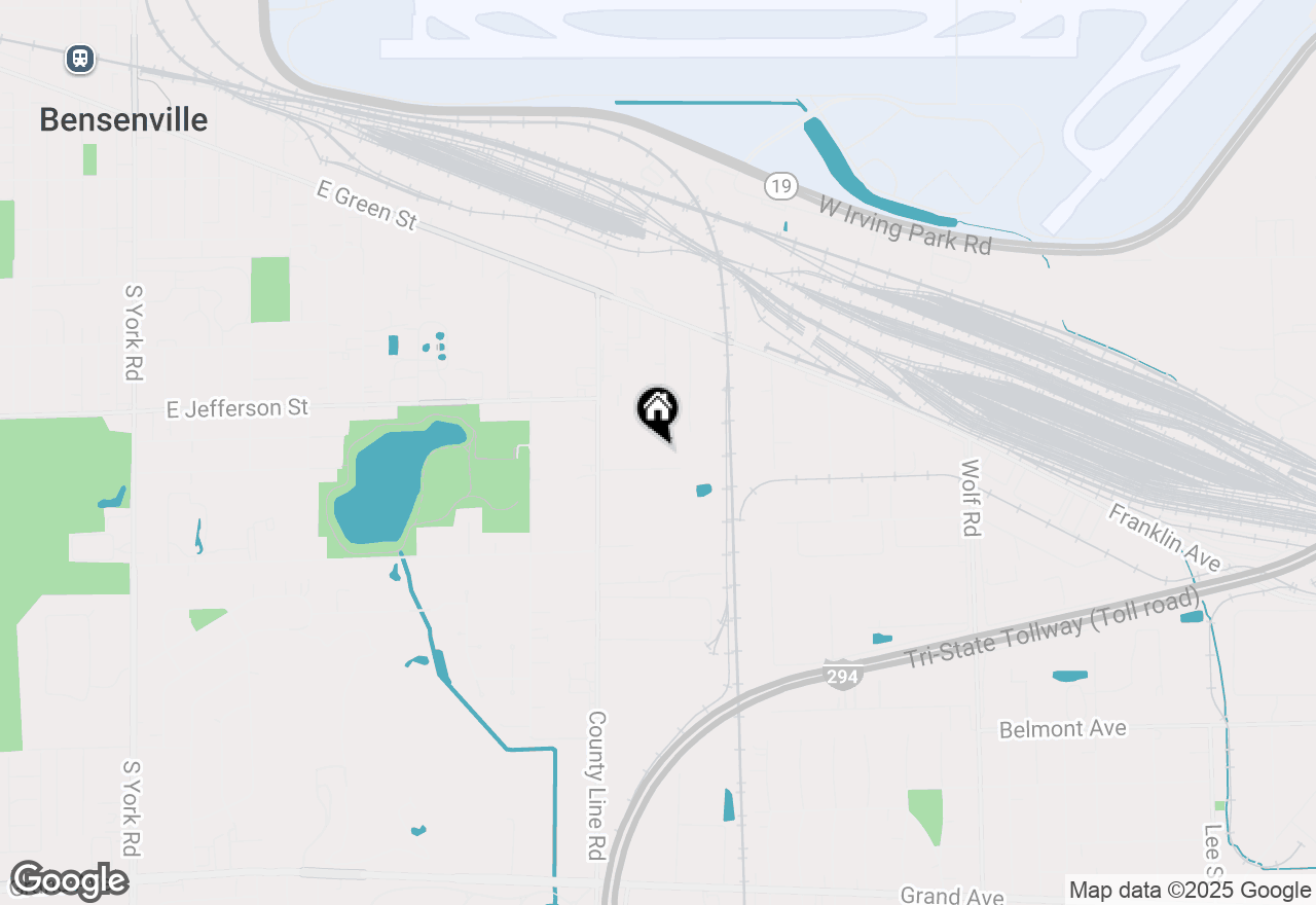 Map of 1055 Sesame Street, Franklin Park, IL 60131